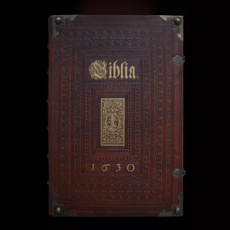 Facsimilé de la bible 1630 - Couverture